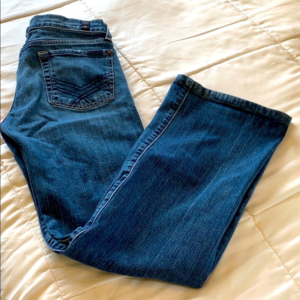 Flared 7 for all Mankind jeans!